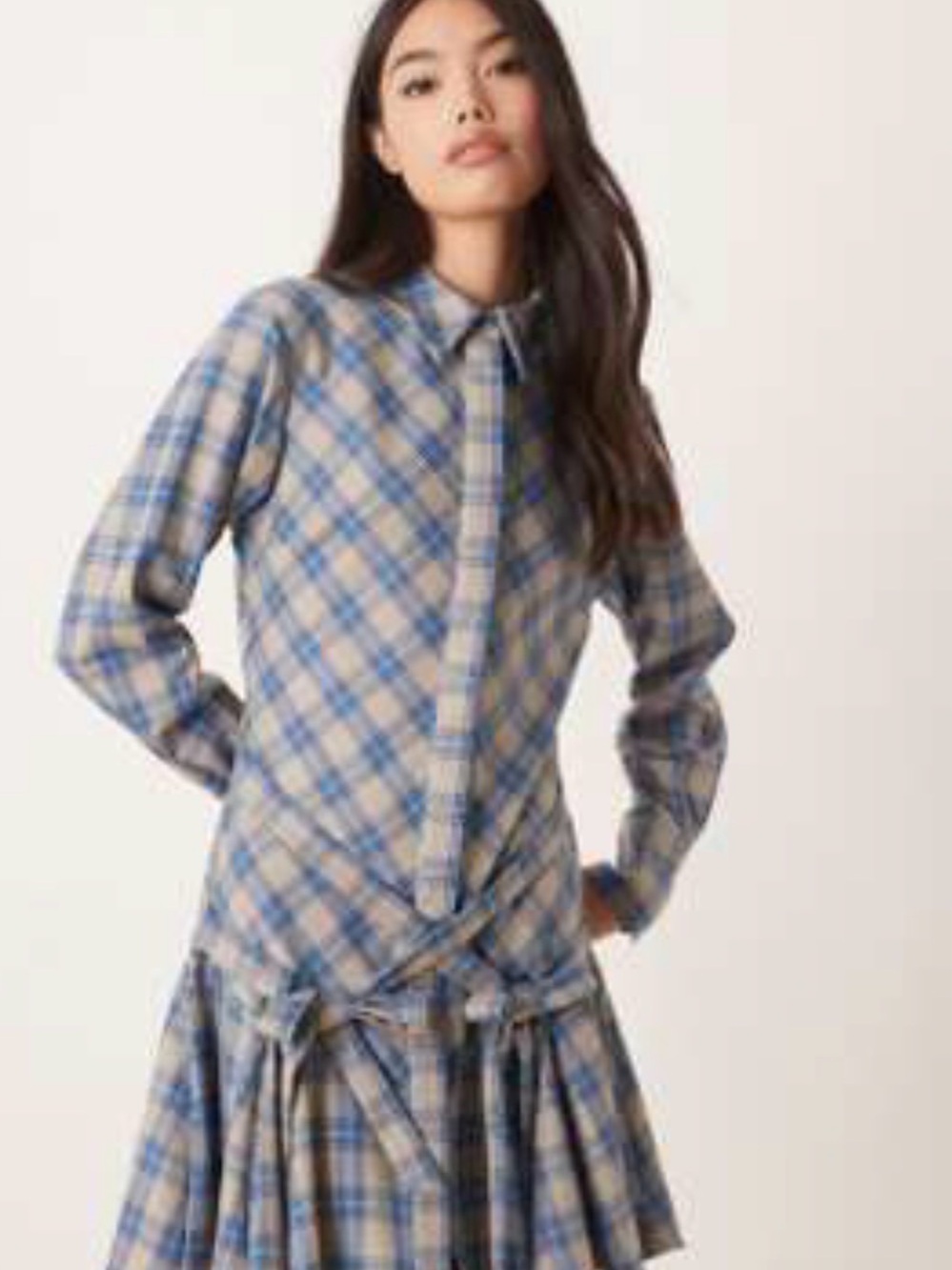 ASOS design plaid mini dress size 6 US
